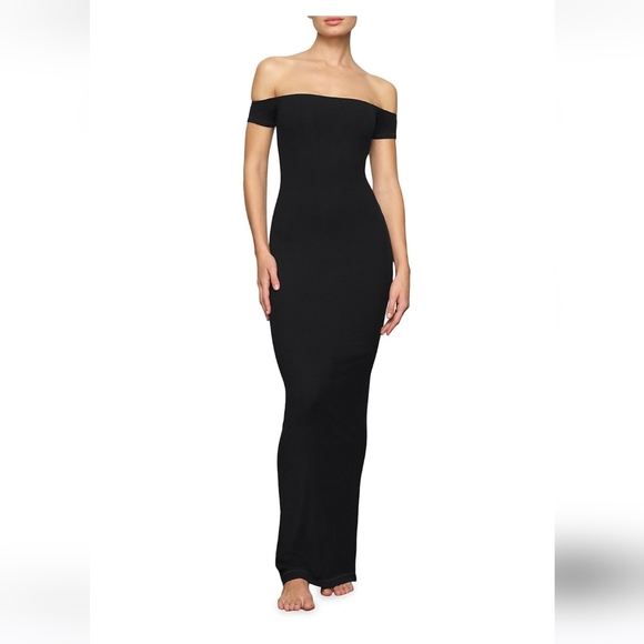 SKIMS Dresses & Skirts - SKIMS Soft Lounge Off The Shoulder Dress
